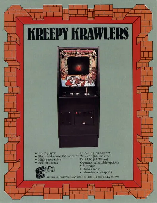 Copertina di Kreepy Krawlers