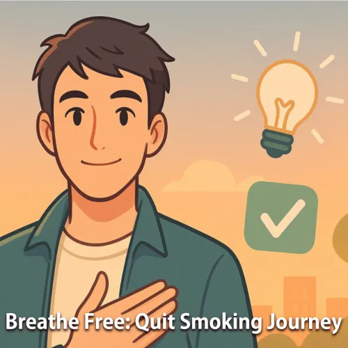 Copertina di Breathe Free: Quit Smoking Journey