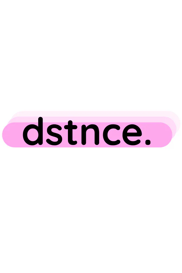 Copertina di dstnce.