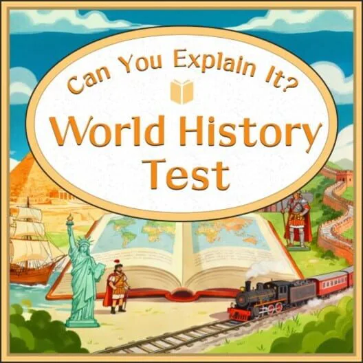 Copertina di Can You Explain It? World History Test
