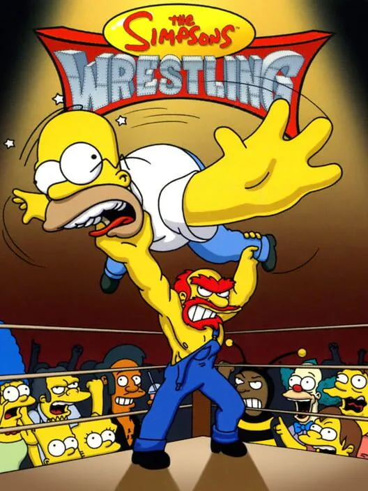 Copertina di The Simpsons Wrestling