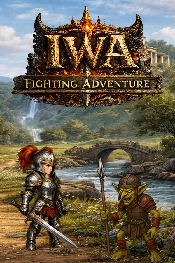Copertina di IWA Fighting Adventure