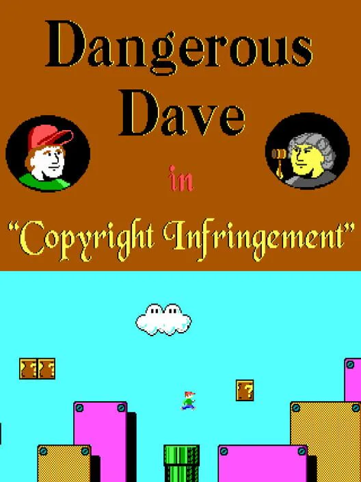 Copertina di Dangerous Dave in Copyright Infringement