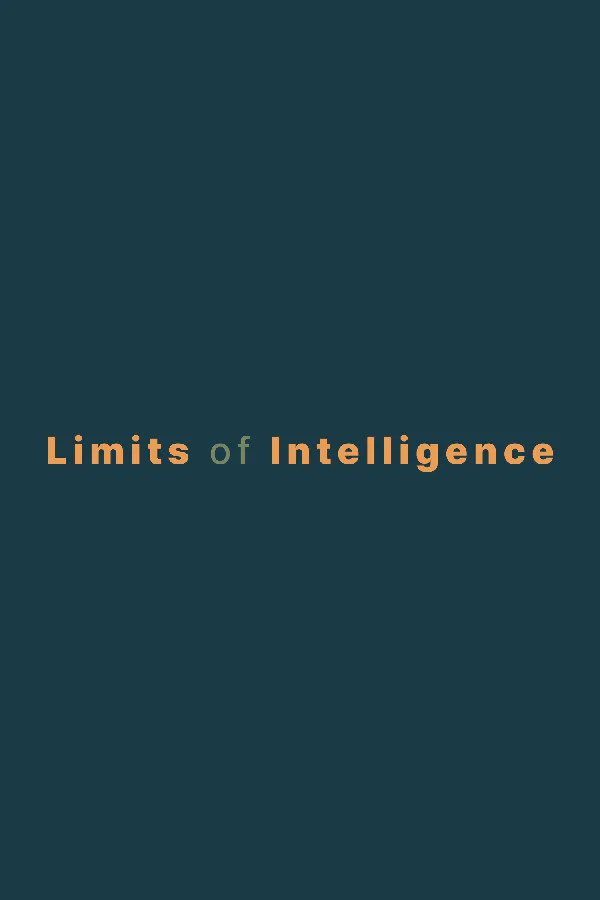 Copertina di Limits of intelligence
