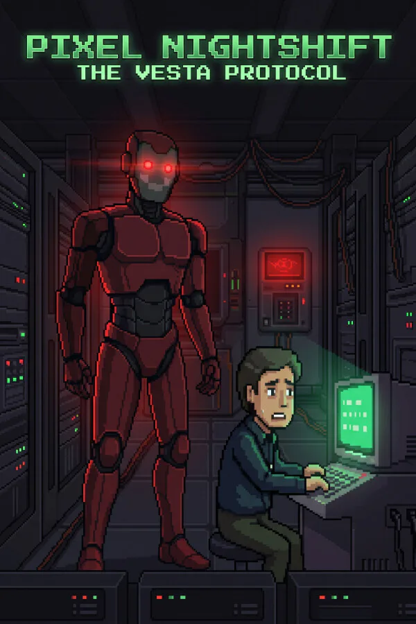 Copertina di Pixel Nightshift: The Vesta Protocol