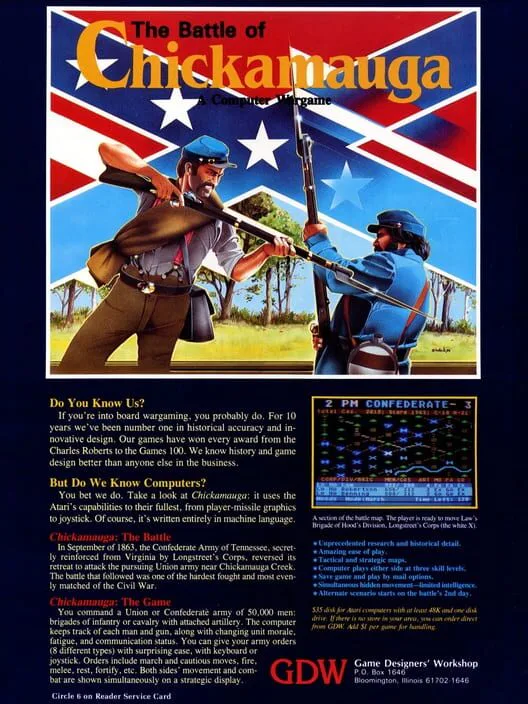 Copertina di The Battle of Chickamauga