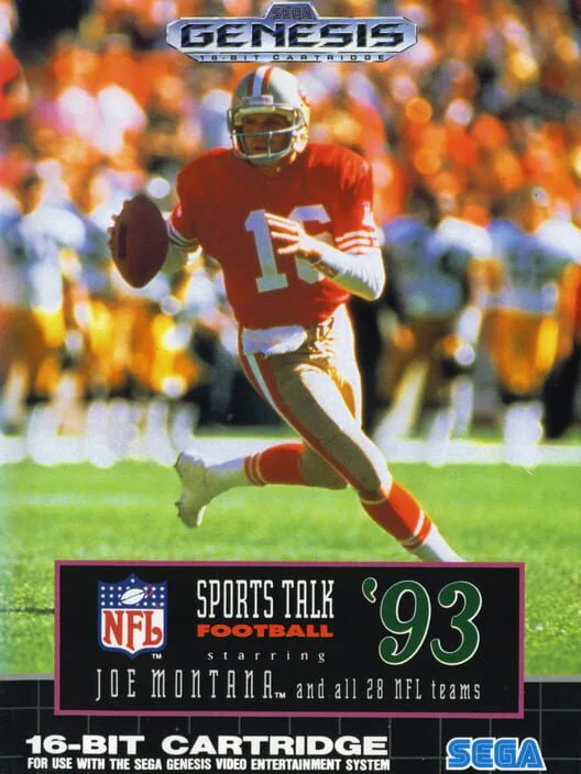 Copertina di NFL Sports Talk Football '93 Starring Joe Montana