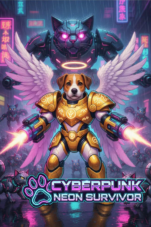 Copertina di Cyberpunk Neon Survivor