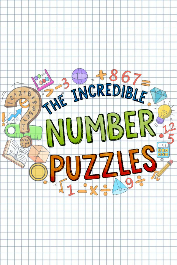 Copertina di The Incredible Number Puzzles