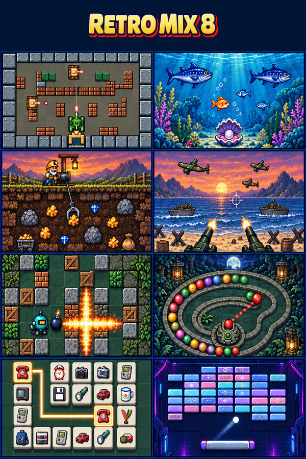Copertina di Retro Mix 8: Arcade Collection