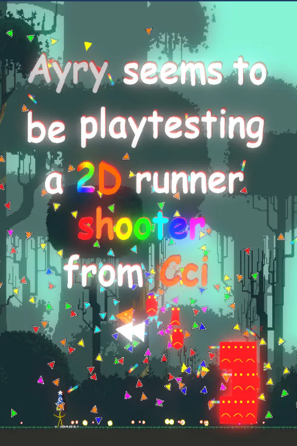 Copertina di A2C:Ayry seems to be playtesting a 2D runner shooter from Cci