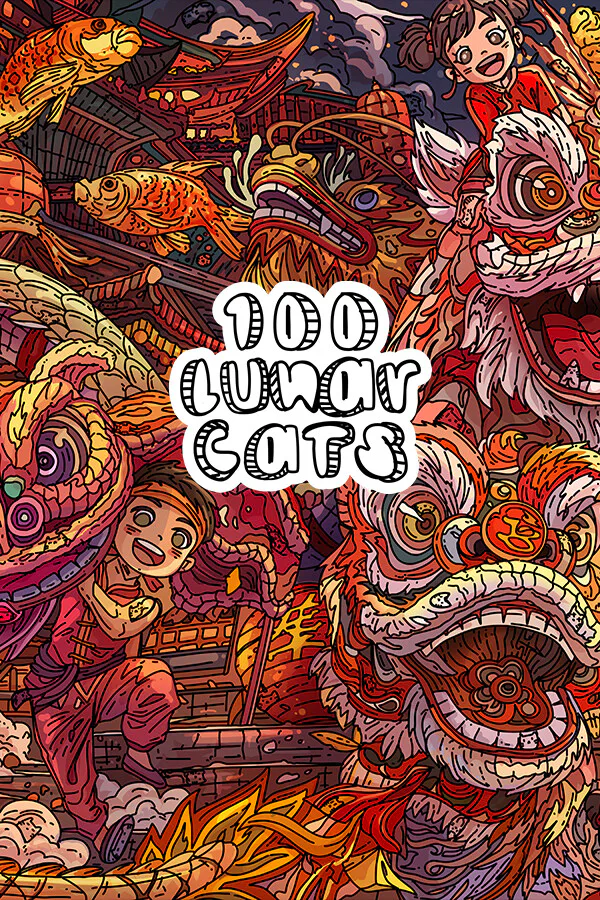 Copertina di 100 Lunar Cats