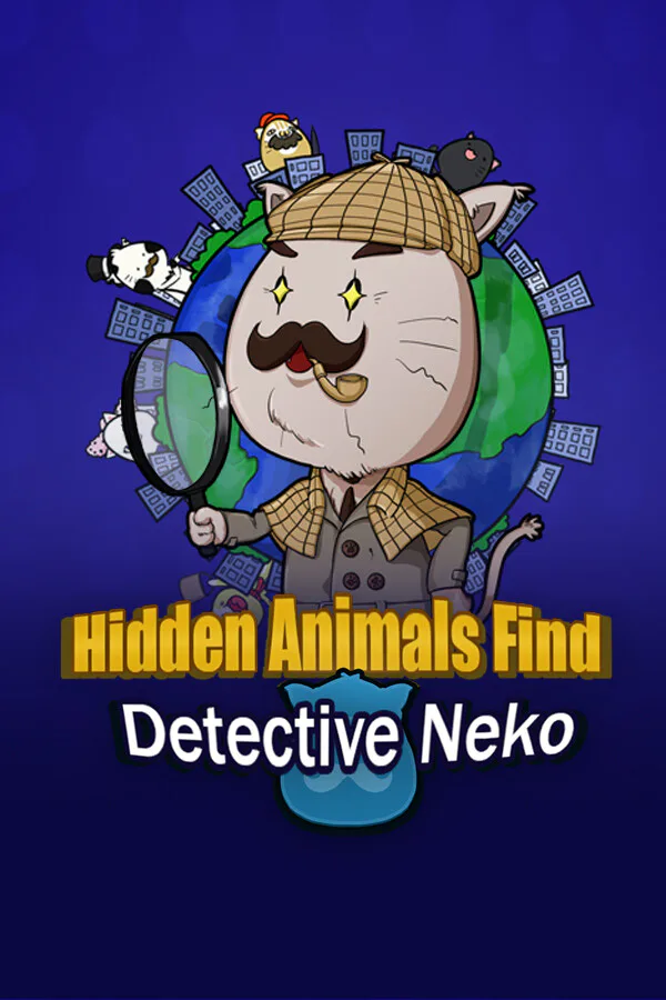 Copertina di Hidden Animals Find : Detective Neko