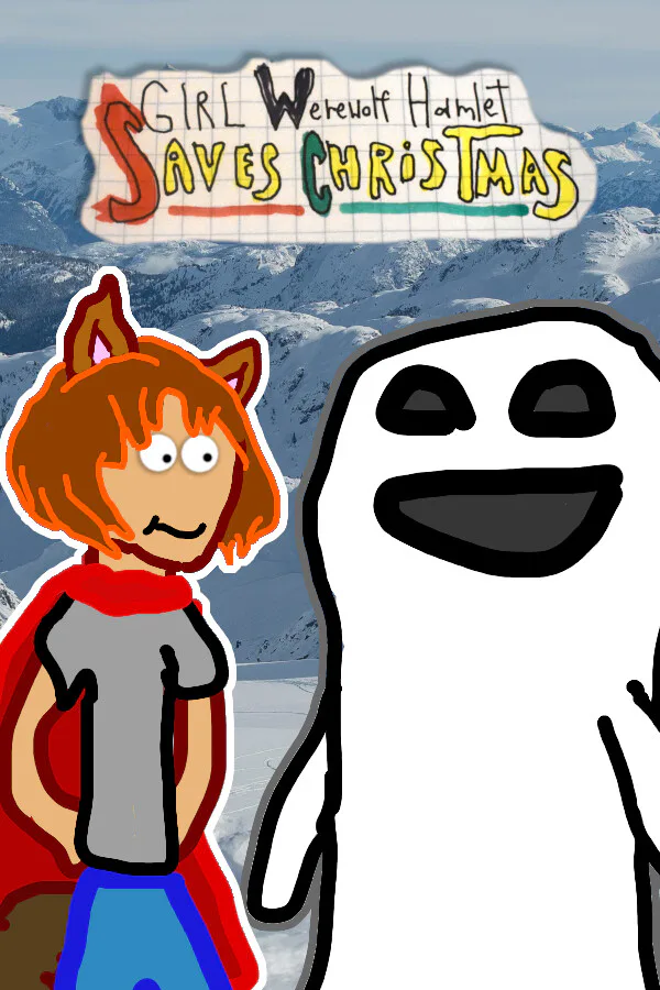 Copertina di Girl Werewolf Hamlet Saves Christmas