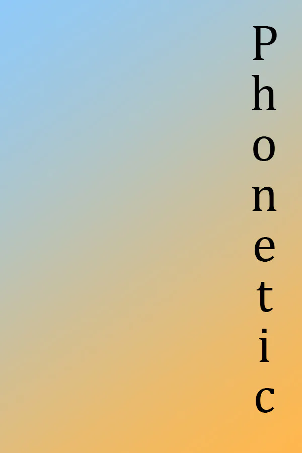 Copertina di Phonetic