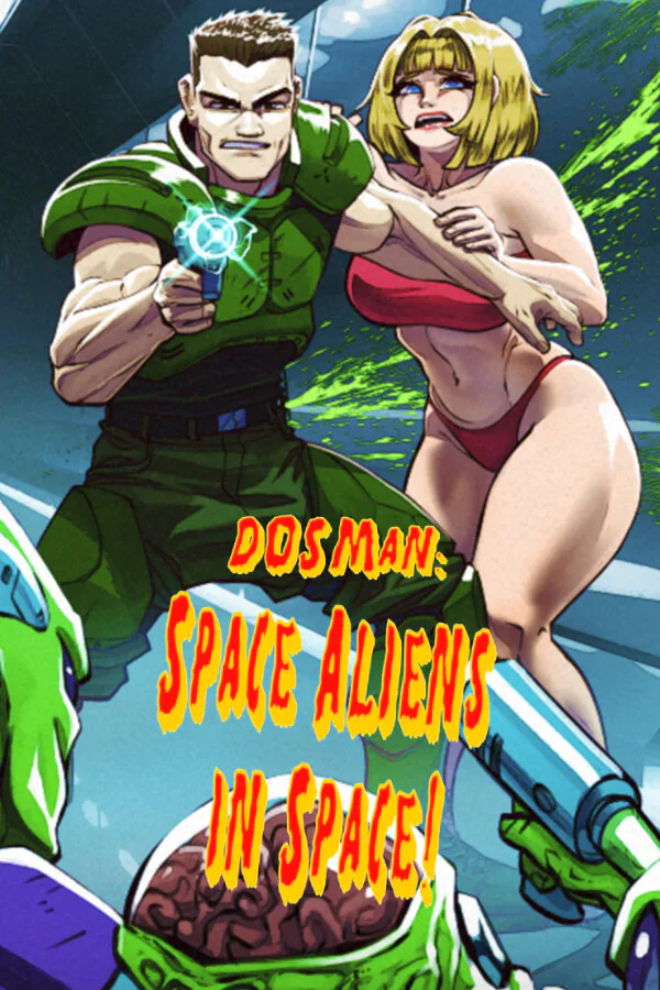 Copertina di DOSMan: Space Aliens in Space!
