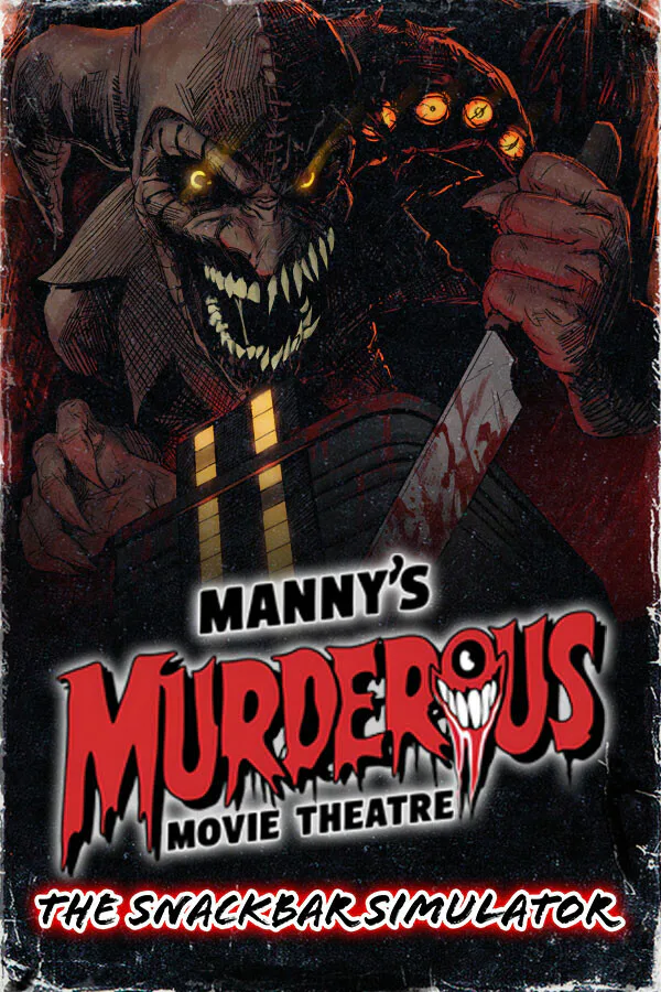 Copertina di Manny's Murderous Movie Theater - The Snackbar Simulator