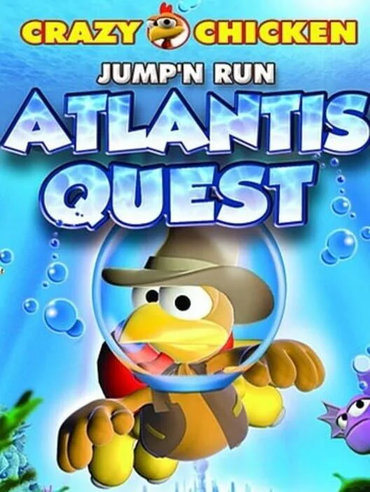 Copertina di Crazy Chicken Jump'n Run: Atlantis Quest