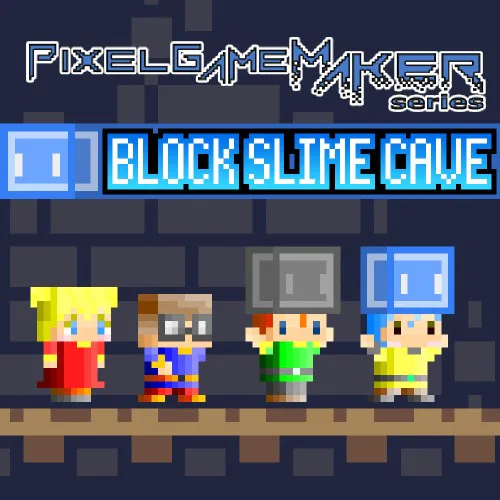Copertina di Pixel Game Maker Series BLOCK SLIME CAVE