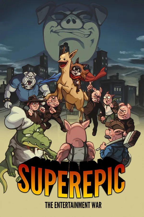 Copertina di SuperEpic: The Entertainment War
