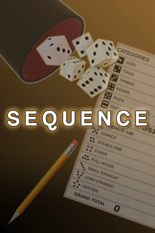 Copertina di Sequence: The Ranked Poker Dice Game