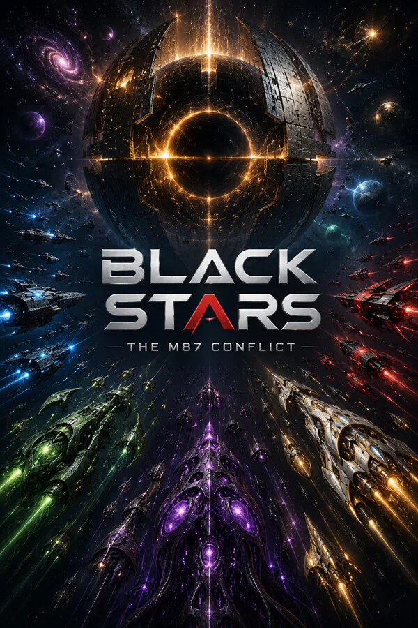 Copertina di Black Stars - The M87 Conflict