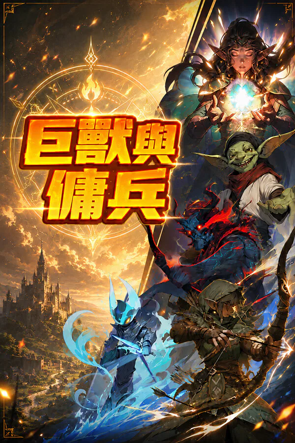 Copertina di 巨獸與傭兵