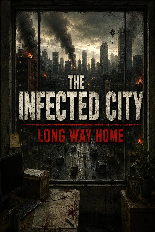 Copertina di the infected city a long way home