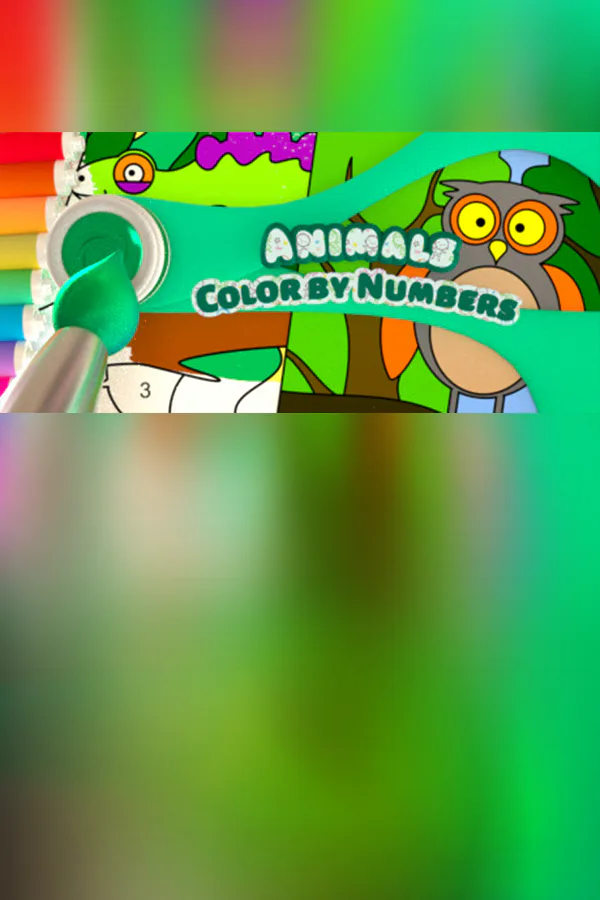 Copertina di Color by Numbers - Animals
