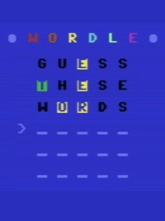 Copertina di Wordle for Commodore 64