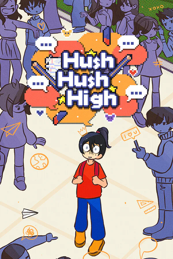 Copertina di Hush Hush High