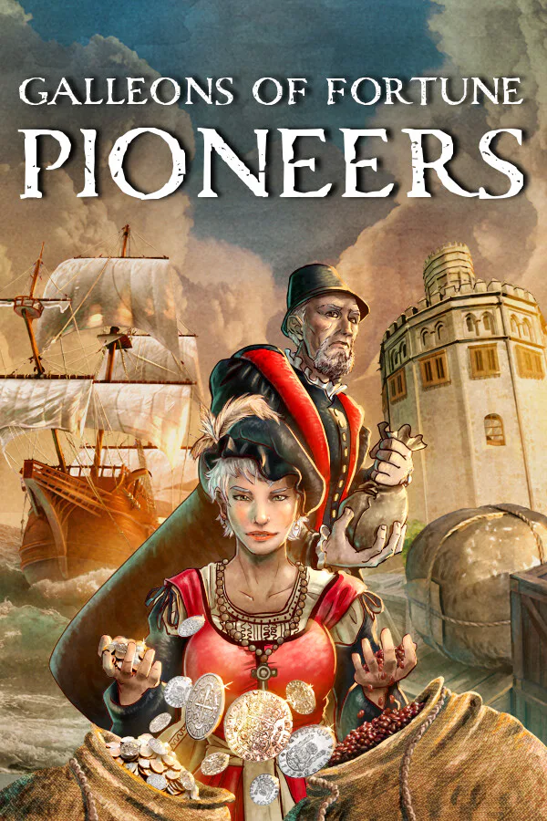 Copertina di Galleons of Fortune: Pioneers