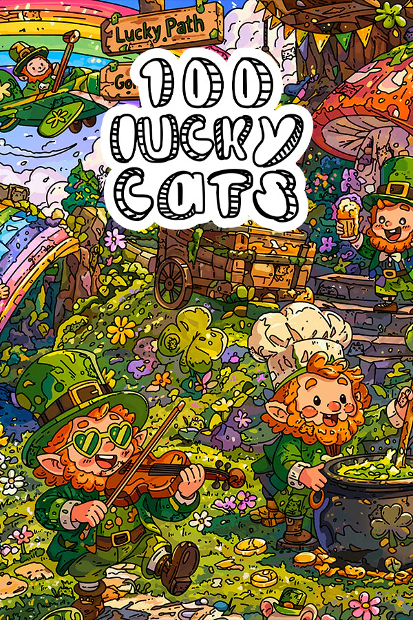 Copertina di 100 Lucky Cats
