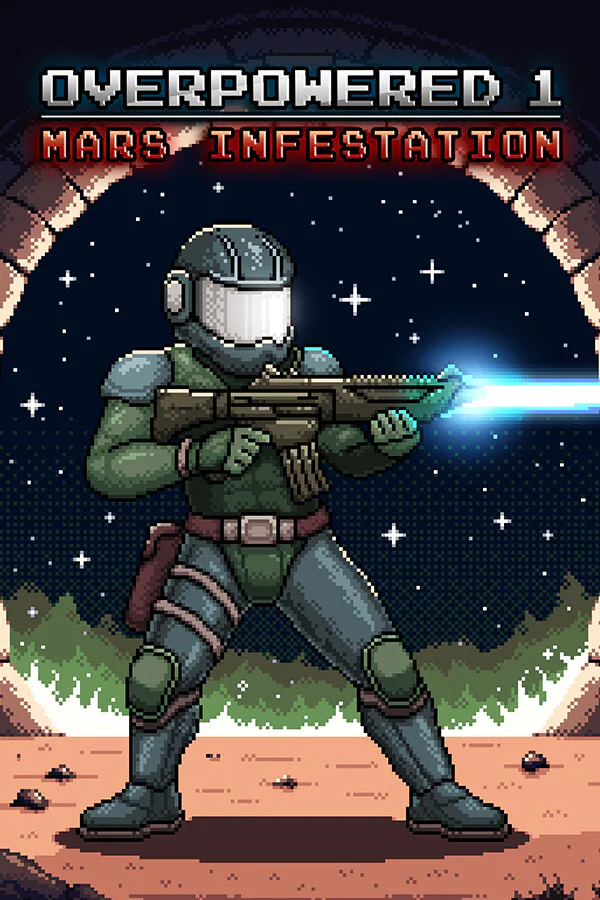 Copertina di Overpowered 1 - Mars Infestation