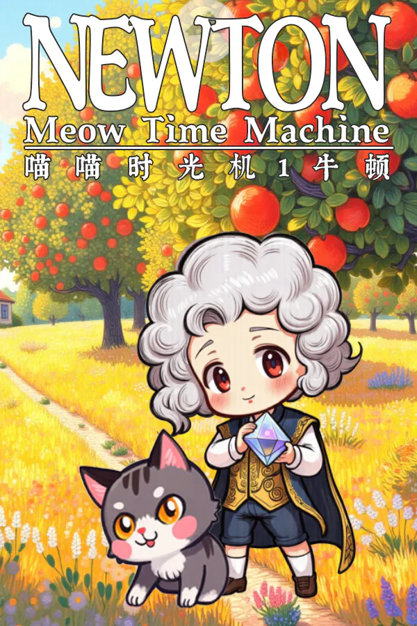 Copertina di Meow Time Machine: Newton