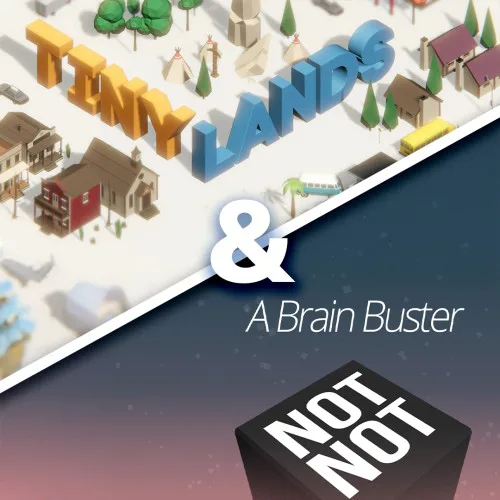Copertina di Tiny Lands & Not Not - A Brain Buster