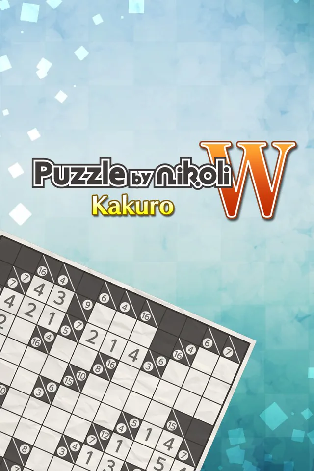 Copertina di Puzzle by Nikoli W Kakuro