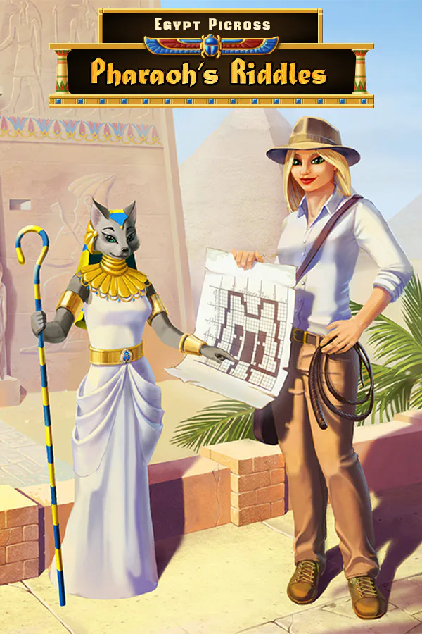 Copertina di Egypt Picross Pharaohs Riddles