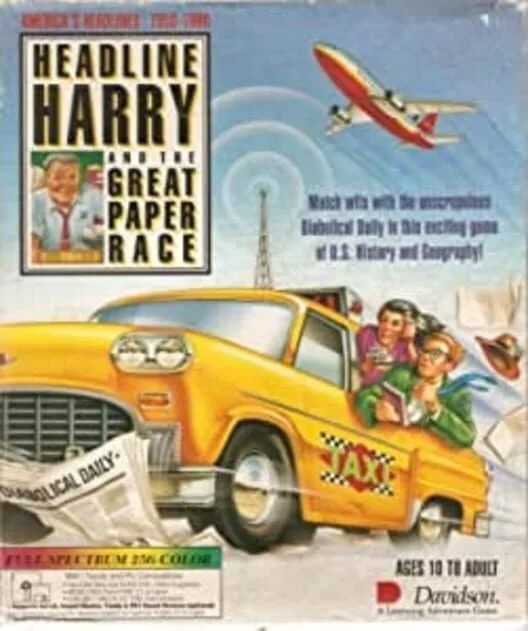 Copertina di Headline Harry and The Great Paper Race