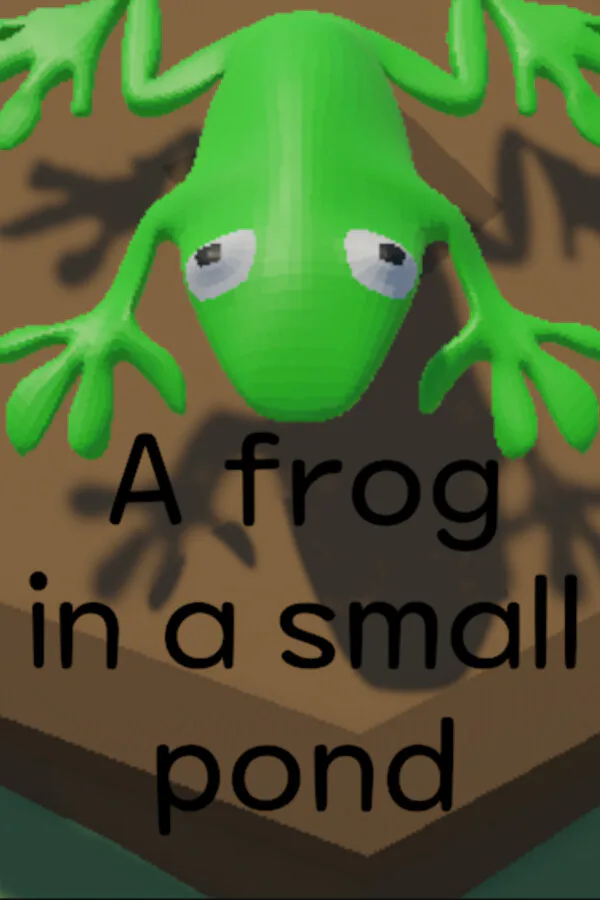 Copertina di A frog in a small pond