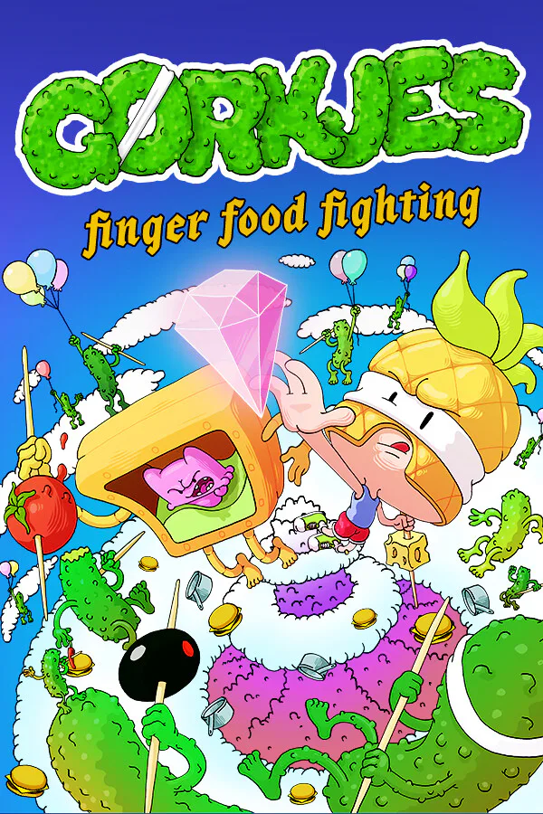 Copertina di GØRKJES - finger food fighting