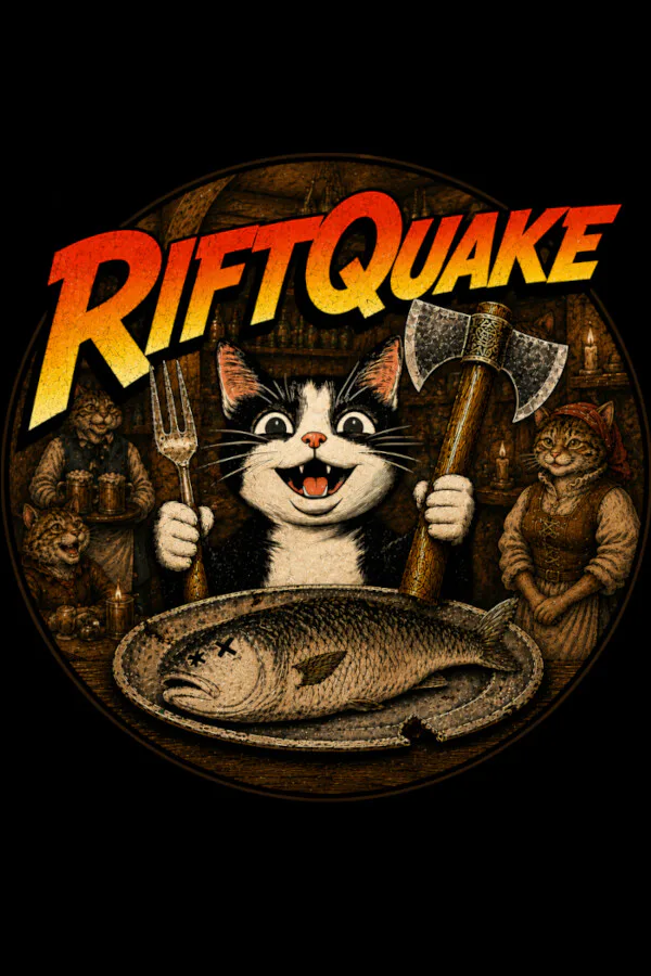 Copertina di RiftQuake: The Adventures of Princess Puffins and the Puffins Gang