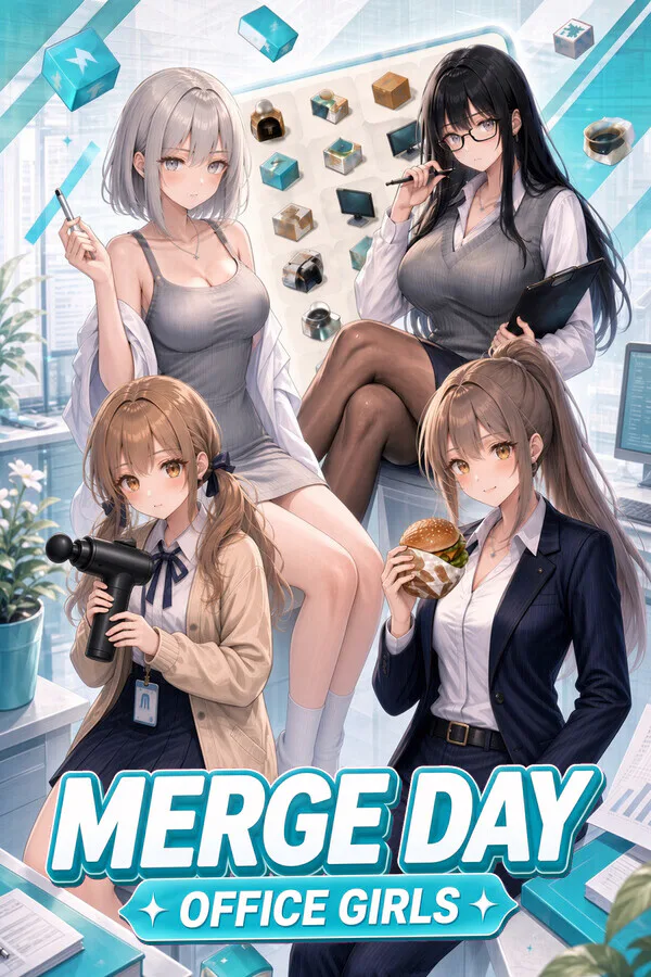 Copertina di Merge Day: Office Girls