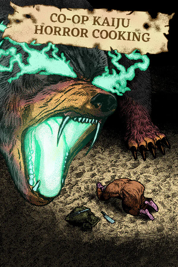 Copertina di Co-op Kaiju Horror Cooking