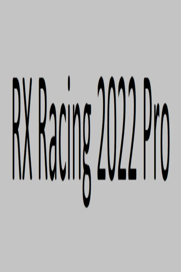 Copertina di RX Racing 2022 Pro