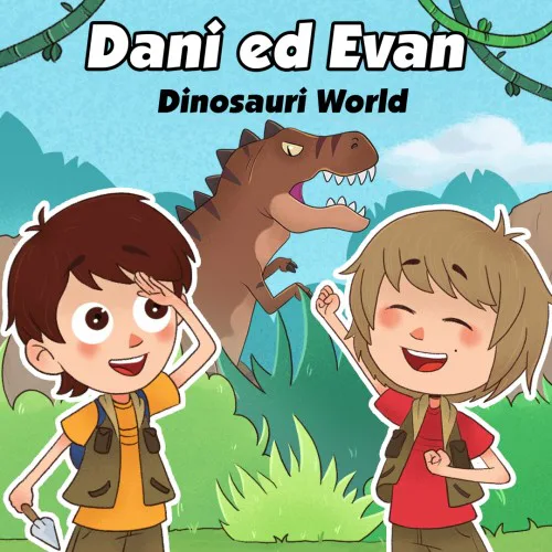 Copertina di Dani ed Evan: Dinosauri World