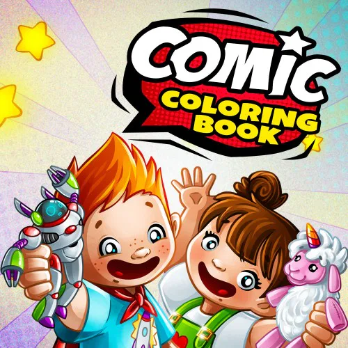 Copertina di Comic Coloring Book