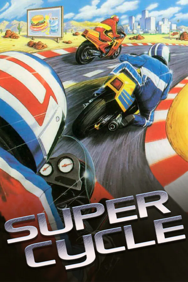 Copertina di Super Cycle (C64/CPC/Spectrum)