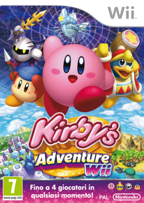 Copertina di Kirby's Adventure Wii