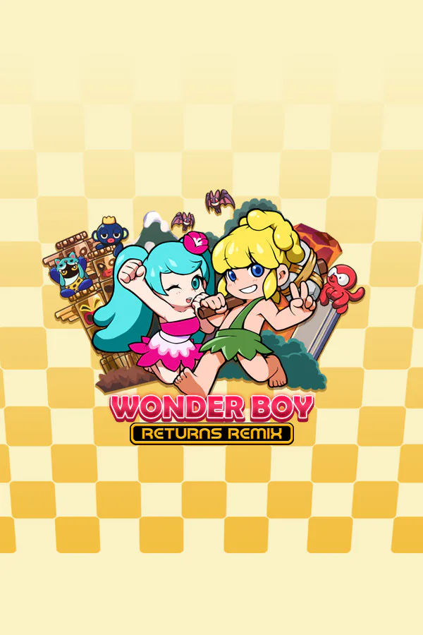 Copertina di WONDER BOY RETURNS REMIX